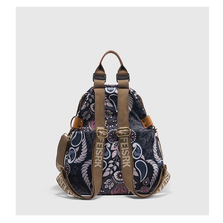 China-Chic style optional pattern printed casual travel lightweight backpack women's fashion large capacity handbag_voghion.com