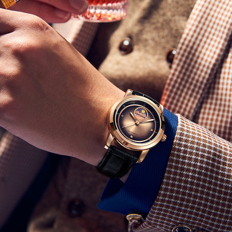 Famous Watch Moon Phase Automatic Mechanical Watch Men's Waterproof High-end Watch Wholesale Men's Watch_voghion.com
