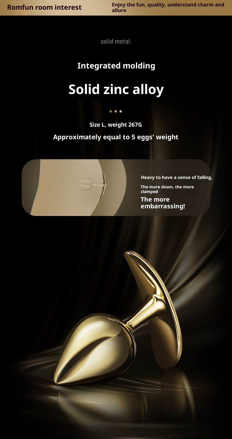 LuvBox per Backcourt Wear, Plug anale in lega di metallo per esterni SM, perline per adulti, giocattoli sessuali solidi e pesanti_voghion.com