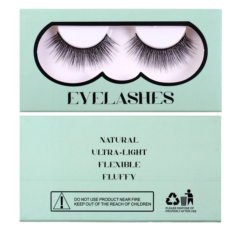 European American Hot-Selling 1 Pair Natural Synthetic False For Daily Makeup, Dense And Long Eyelashes In Stock_voghion.com