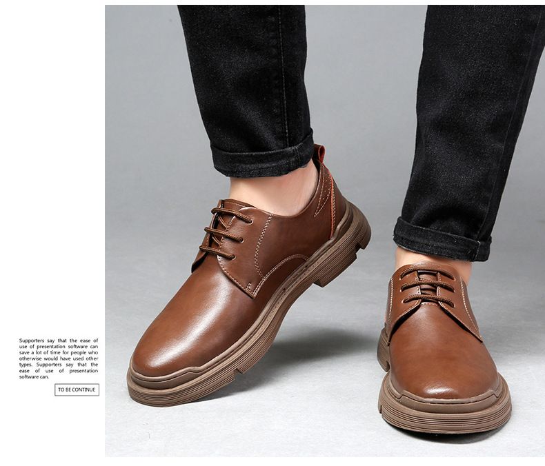 2024 Herbst/Winter Casual British Martin Stiefel Echtes Leder Koreanische Mode Arbeit für Low Top Herrenschuhe Vielseitig_voghion.com