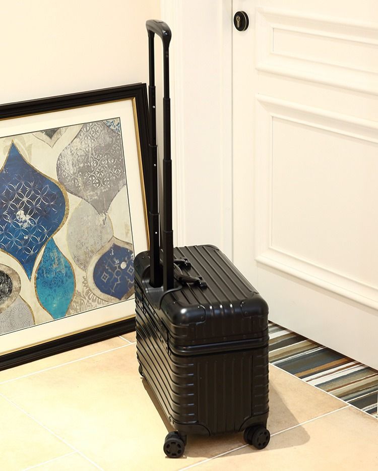 Professional Aluminum Magnesium Alloy Camera Rolling Case - 18" Top Open Photography Luggage With TSA Lock, Waterproof & Shockproof Carry-On_voghion.com