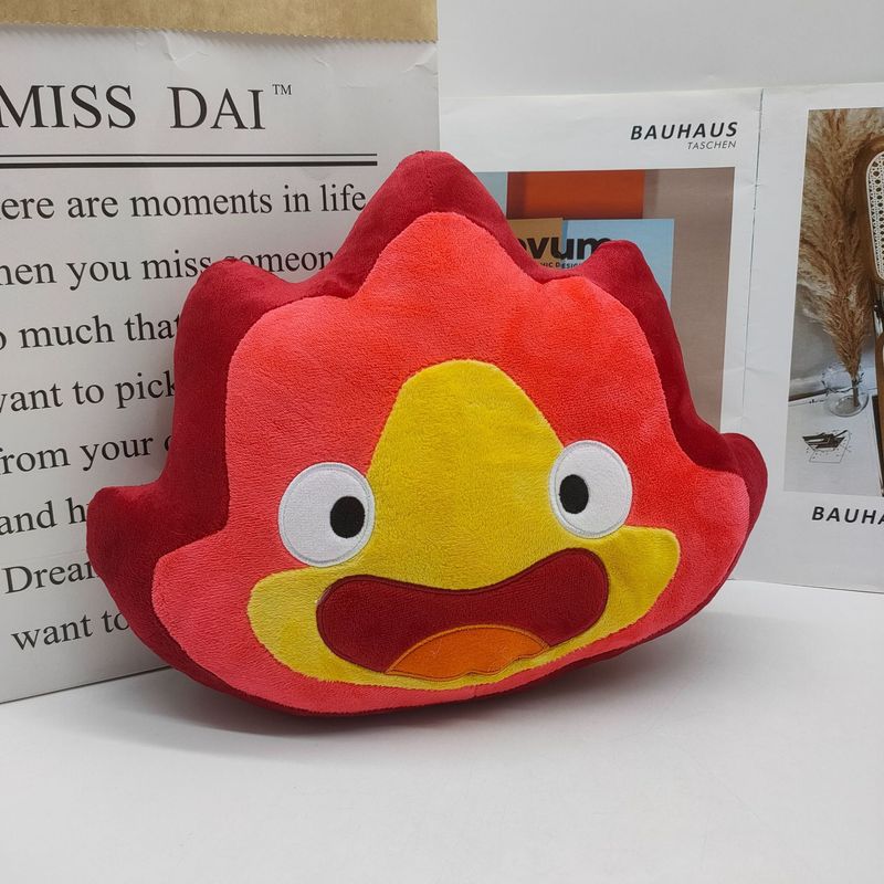 Nouveau produit transfrontalier Calcifer en peluche Calcifer démon de flamme petite poupée en peluche de flamme_voghion.com
