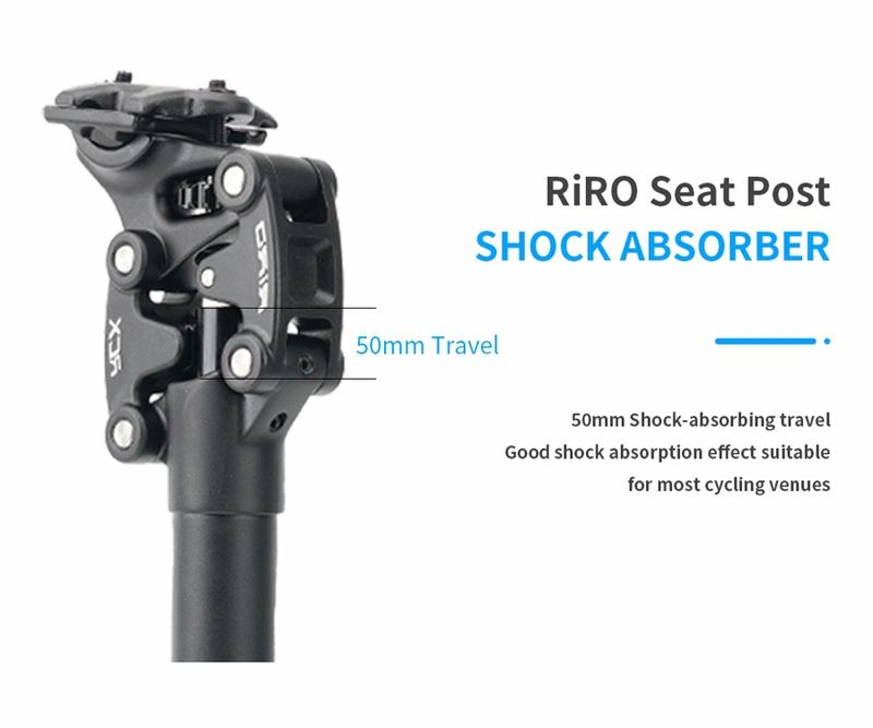 Amortisseur de VTT tout-terrain RIRO, tube de selle à quatre bras, 27,2/30,9/31,6 mm_voghion.com