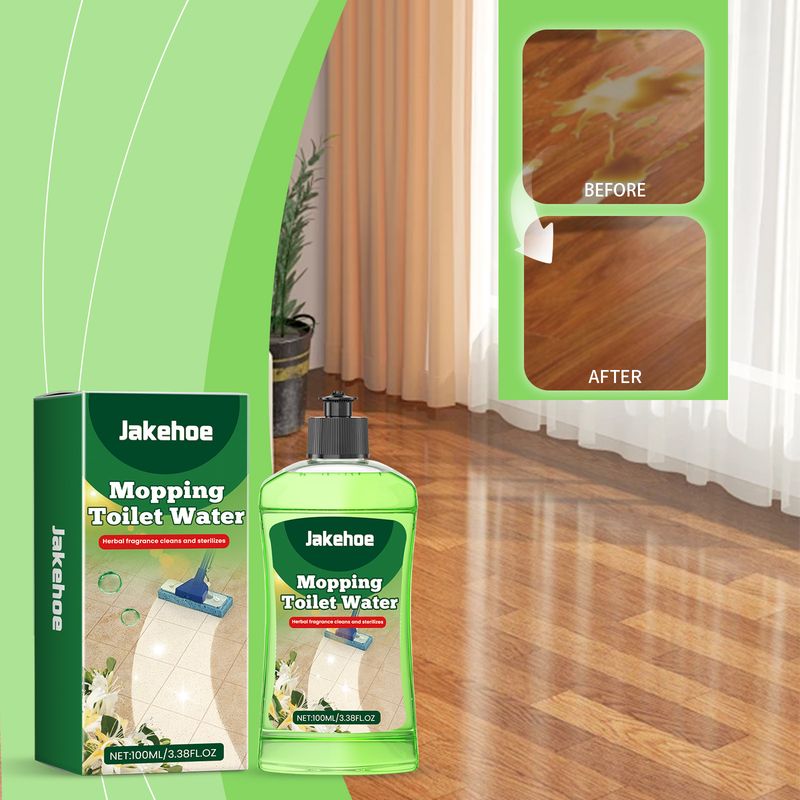 Jakehoe Toilet Water Floor Cleaner, Floor Tile Cleaner Stain Removing Odor Brightening Polish_voghion.com