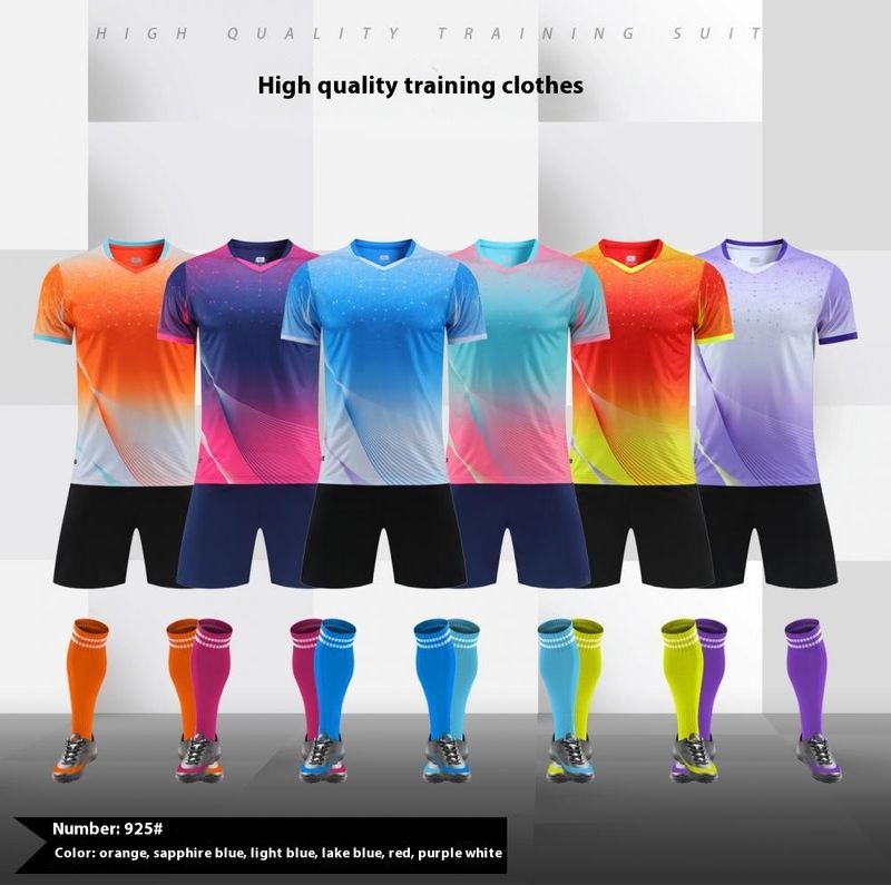Rapid Training Team Uniform, Moisture Absorbing And Breathable Quick Drying Jersey, New Sportswear, Football Suit Set_voghion.com