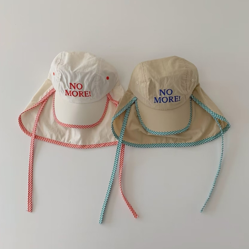 Sombrero de béisbol para bebé, sombrero de cubo fino con solapa para el cuello, protector solar, sombrero de Panamá para niños y niñas, gorra de sol Unisex para verano al aire libre_voghion.com