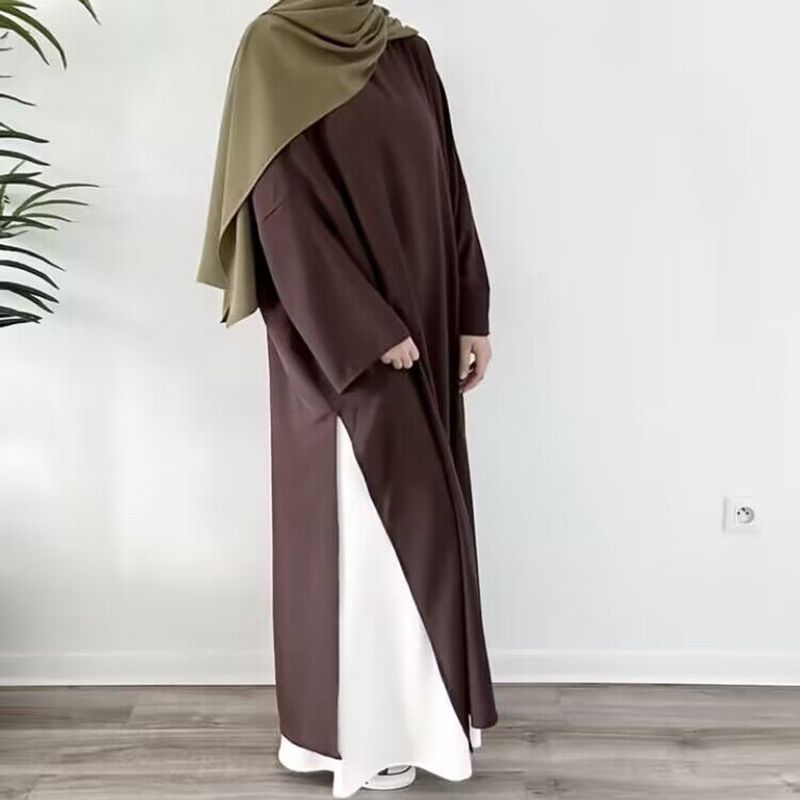 Dameskleding Dubai Dames Tweedelig Pak Robe Onderkant Rok Casual Jurk_voghion.com