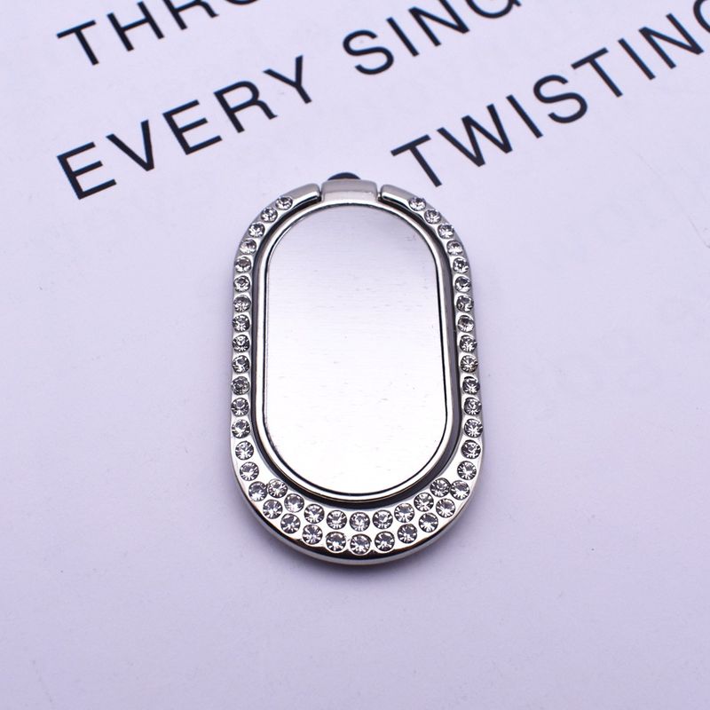 Supporto magnetico per auto in metallo con anello ovale girevole a 360°, regalo personalizzabile_voghion.com