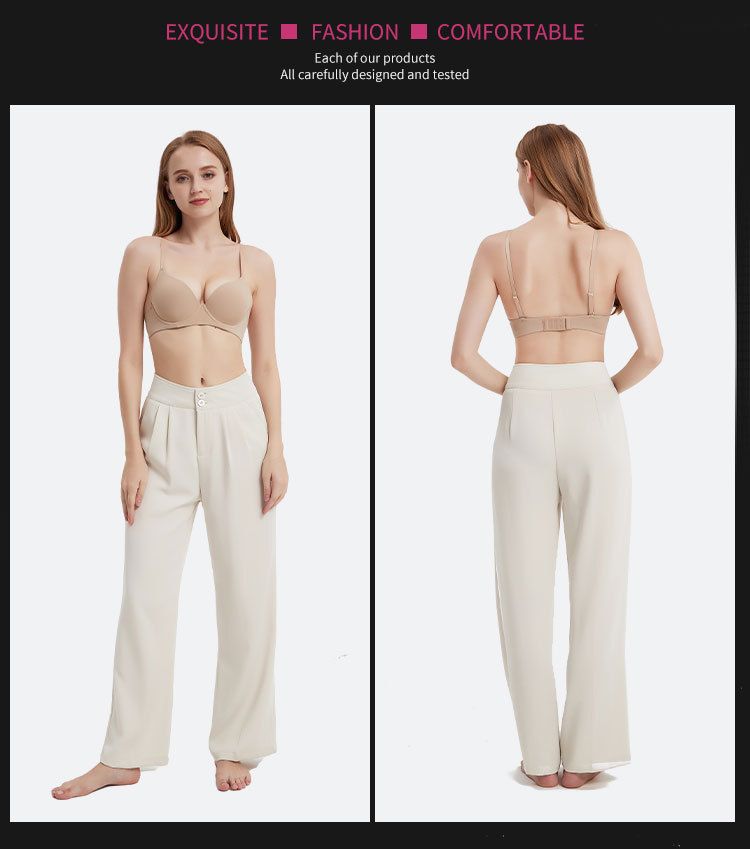 Fraen Plus Size Lingerie Nahtlos BH Fir Fraen Sammt Grouss Broscht Fir Kleng Broscht Ze weisen Anti-Häng Atmungsaktiv_voghion.com