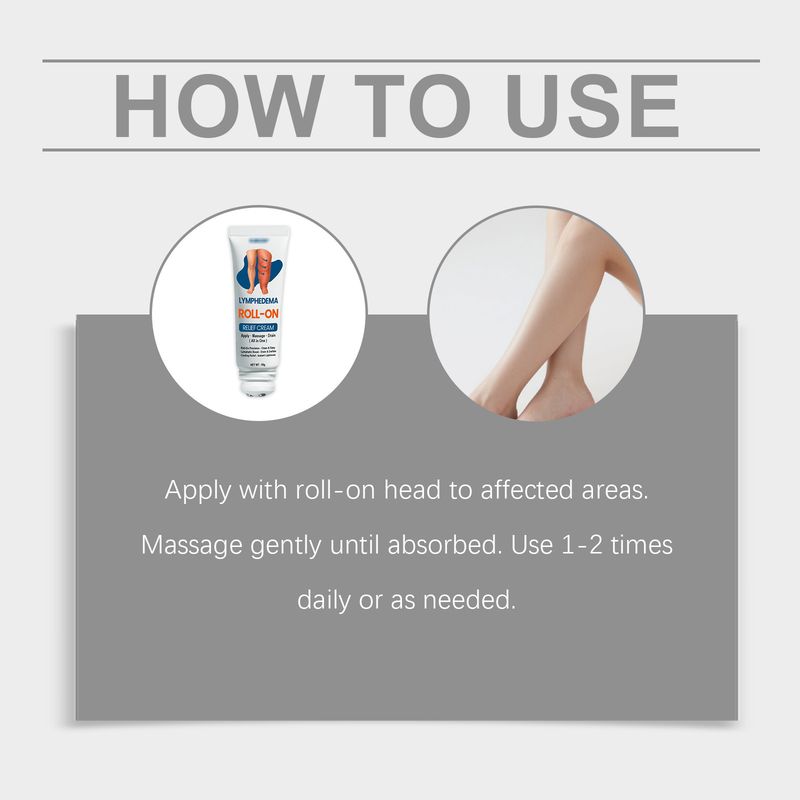 Gentle For Leg Skin Comfortable External Use Roller Massage Daily Care Cream_voghion.com