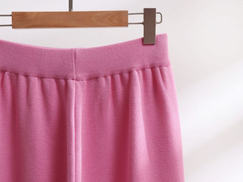 Women's Clothing Large Size Suits Two Piece Suits High End Loose Knit Sweaters Leg Pants_voghion.com