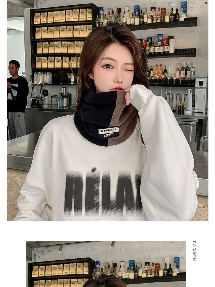 Winter Scarf Warm Unisex Fleece Lined Thickened Cycling Face Mask Windproof Head Cover Guard Neck Warmer_voghion.com