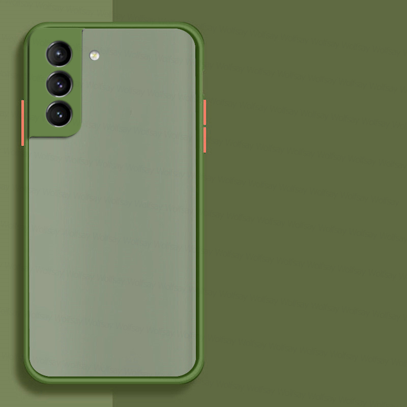 Matte PC-Abdeckung für Samsung Galaxy S22 5G Hülle Samsung S10 S20 S21 S22 Abdeckung stoßfestes Harttelefon_voghion.com