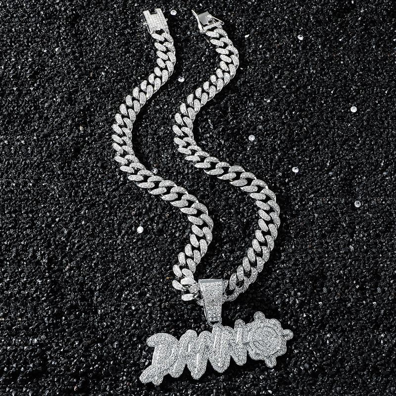 European And American New Men'schain Hip-hop Style Personalized English DANN Pendant Necklace_voghion.com