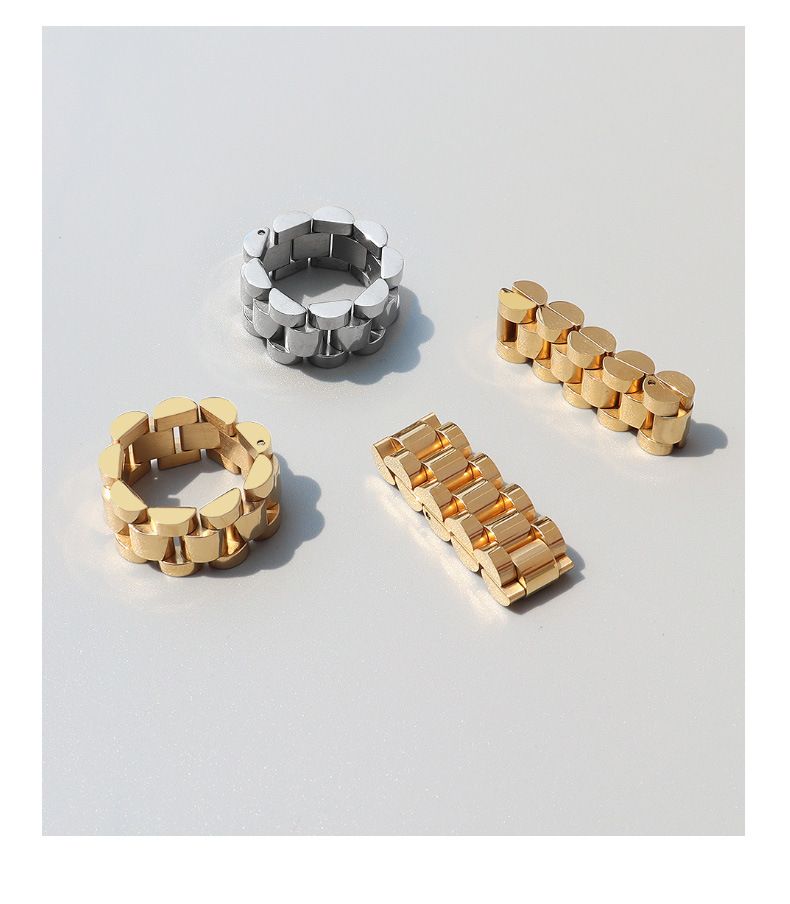 Handmade Titanium Steel Ring Versatile Ring Index Finger Ring Jewelry_voghion.com