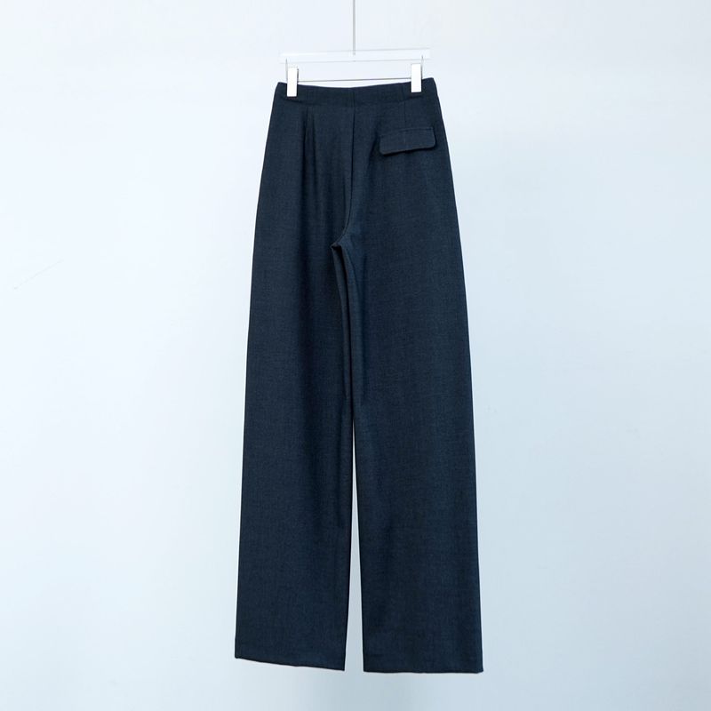 Pantaloni larghi e snelli in acetato Tencel, stile autunno 2025, drappeggiati e dimagranti, modello Old Money Suit, colore rosso_voghion.com