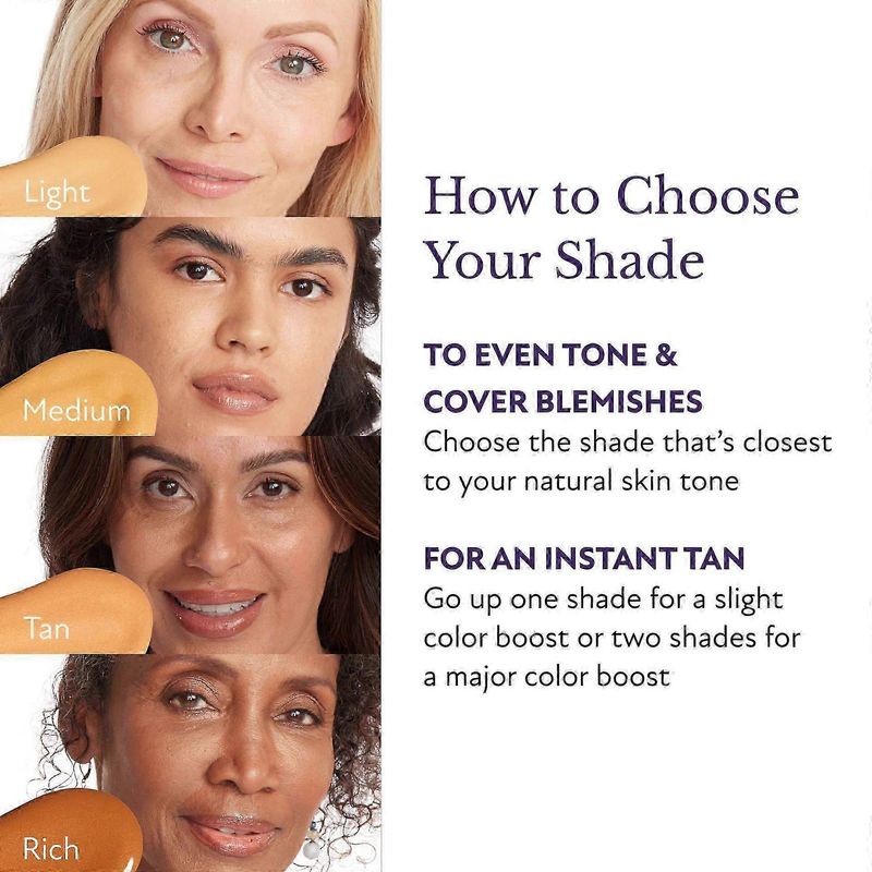 Creme All-Over Complexion Perfector CC Cream Foundation & Makeup Brush, Long-Lasting All-in-One Blemishes Concealer_voghion.com