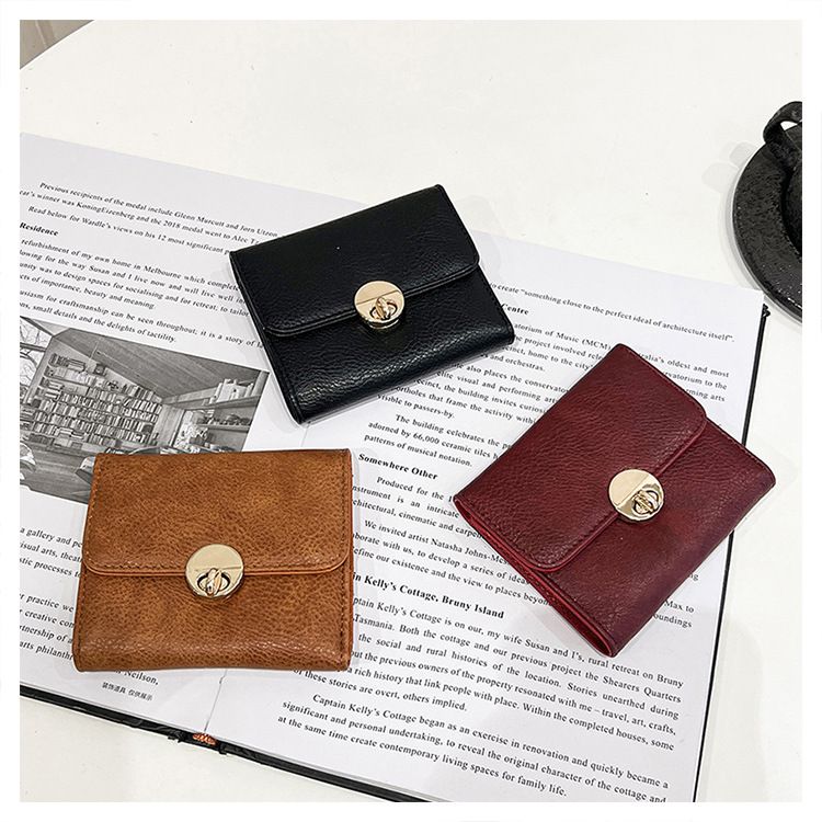 Kartenhalter Geldbörse Geldbörsen Damen Geldbörse Anti-Entmagnetisierung Kartentasche Kurze Geldklammer Münzgeldbörse Advanced Sense Große Kapazität_voghion.com