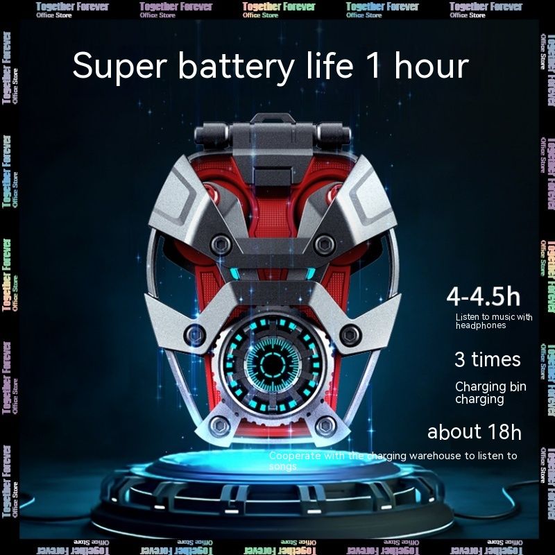 Nuevo Cd-3 Mecha auricular Auriculares inalámbricos con Bluetooth aleación auriculares mecánicos Enc reducción de ruido Tws auriculares e-sports hombre regalos_voghion.com