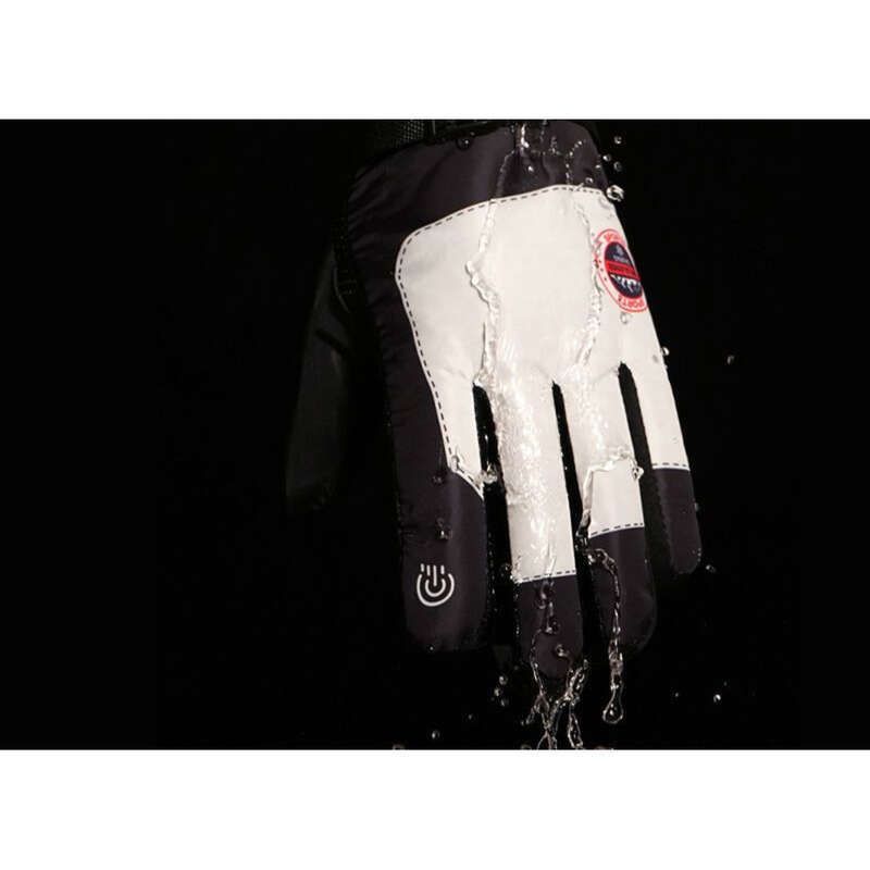 Guanti da sci antivento e antispruzzo con etichetta rotonda per uomo e donna, calore invernale, velluto spesso, impermeabili, antifreddo,_voghion.com