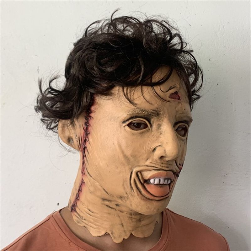 Partymasken Texas Chainsaw Horrormaske Chainsaw Maniac Latex-Kopfbedeckung Halloween-Party-Gesichtsmaske Soul Stealing Saw-Maske Saw_voghion.com