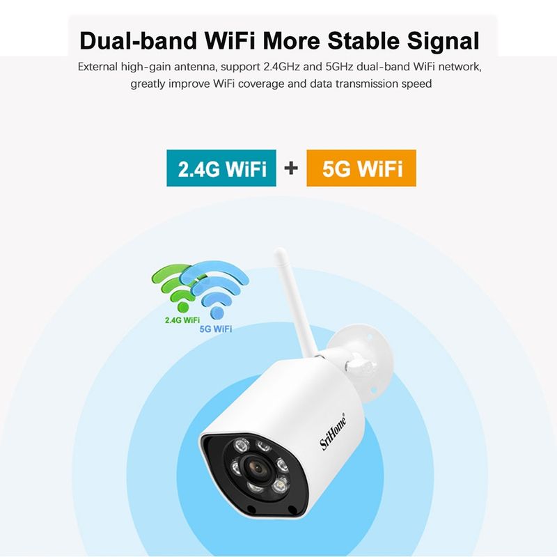 SH034C 4.0MP AI humanoidna WiFi vanjska nadzorna kamera za praćenje (AU utikač)_voghion.com