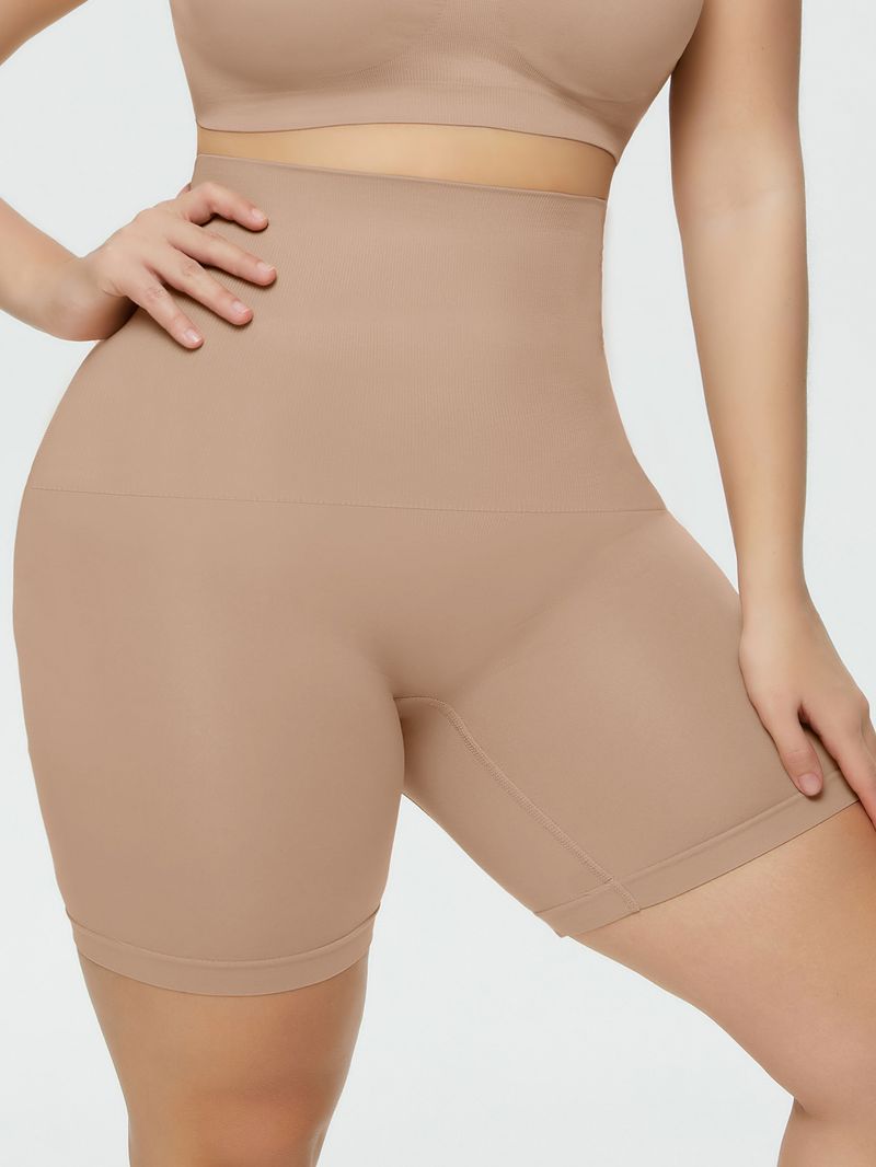 hip lifting and belly tightening pants, enhanced version, belly tightening high waisted safety pants, slimming pants without curling_voghion.com