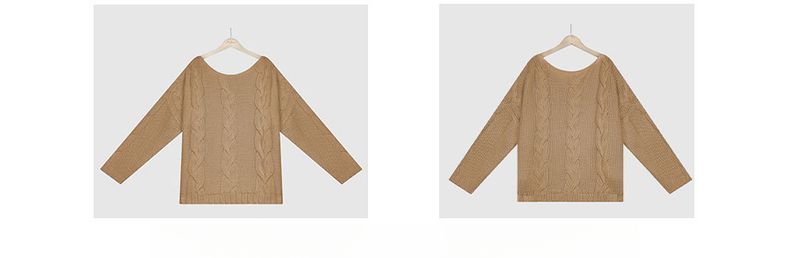 Lockerer Strickpullover mit V-Ausschnitt und Thousand Bird Grid-Muster, ärmellose Weste_voghion.com