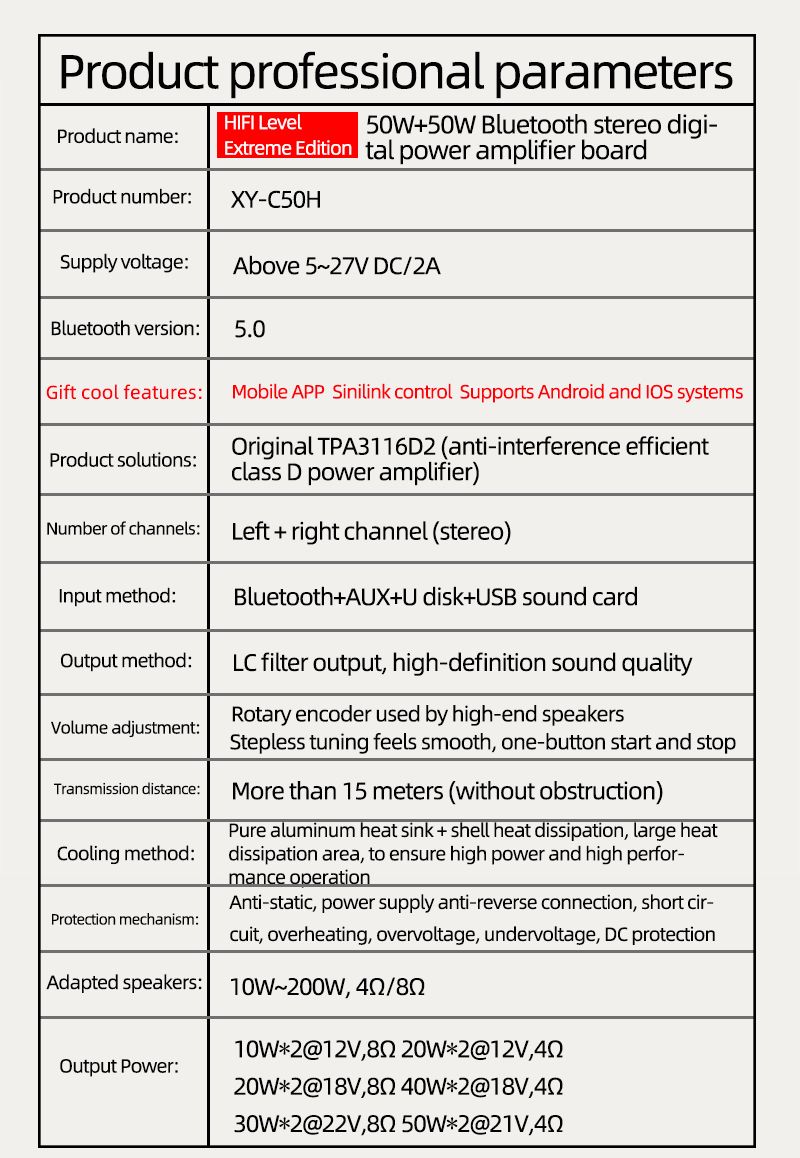 25W Bluetooth 5.0 Audio Portable Resonance Vibration Speaker TPA3116D2 Class D Power Amplifier Subwoofer DIY 2.0 HiFi_voghion.com
