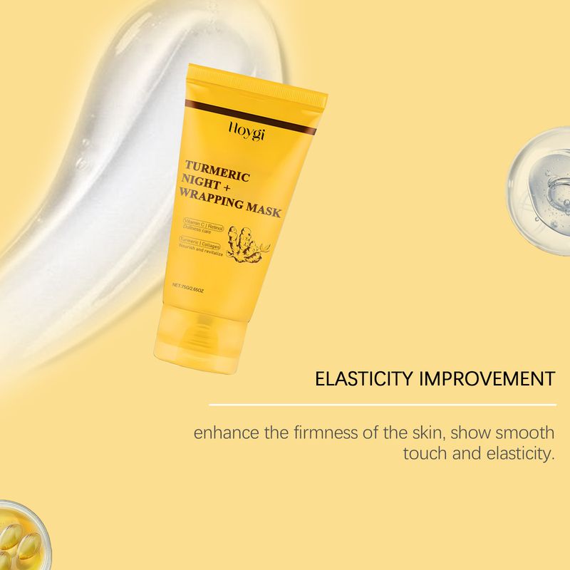 Maschera viso Hoygi al collagene, esfoliante, nutriente, idratante e rassodante._voghion.com