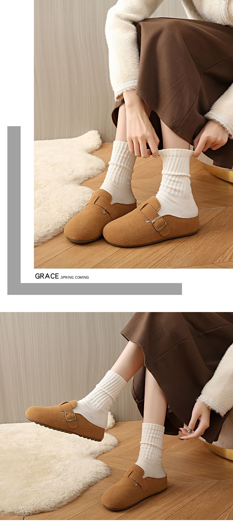 Designer Dicke Basis Mit Fleece Frauen Hausschuhe Männer Slides Schuhe Mädchen Clogs Frauen Sliders Trainer Flip Flops Sandles Sandales_voghion.com