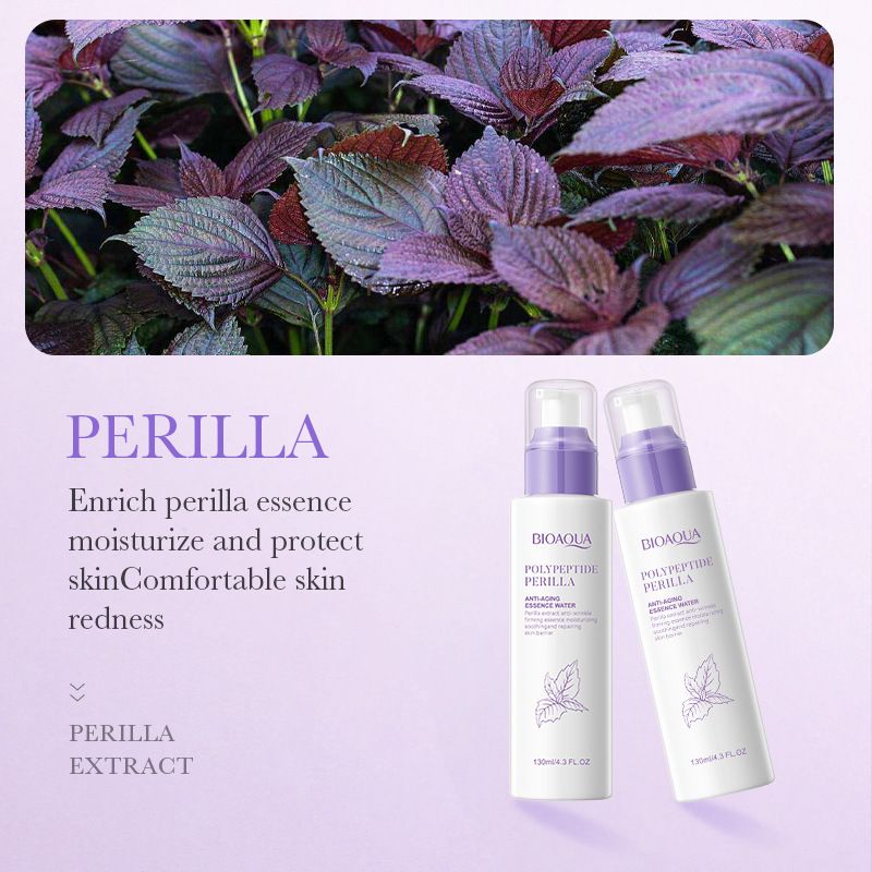 BIOAOUA Peptide Perilla Anti Wrinkle Toner Moisturizing and Soothing Skin Softening Water_voghion.com