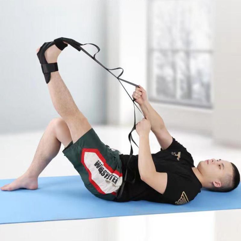 Cross-border Ligament Stretching Leg Correction Rehabilitation Trainer Yoga Segmented Adjustable Auxiliary Stretch Band_voghion.com