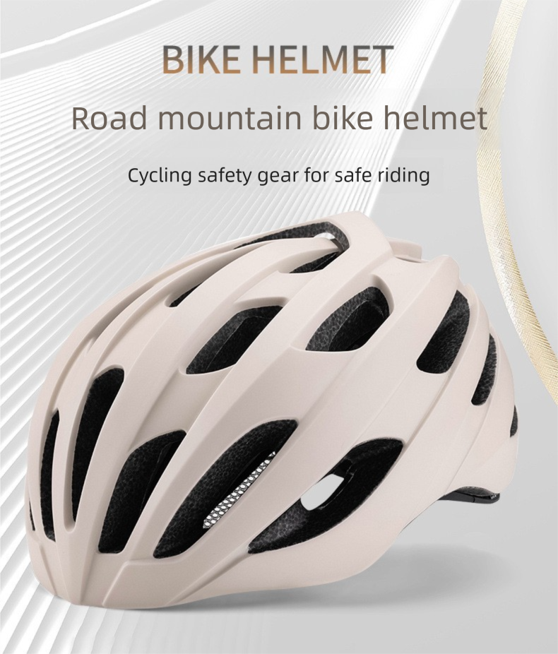 Integriertes Formfahrrad mit Rücklicht Atmungsaktiver Rennradhelm für Erwachsene_voghion.com