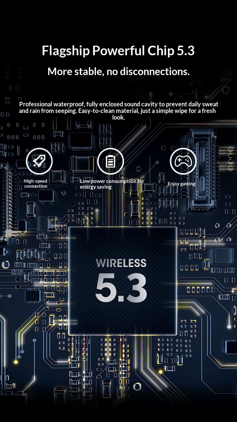 New Advantage In-Ear Air Conduction Wireless Earphones For Running Sports Anti-Drop Cross-Border Bluetooth Earphone_voghion.com