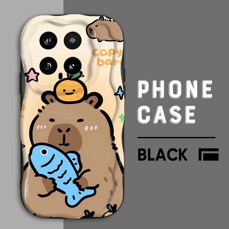 Capybara Cool Phone Case for Xiaomi Mi 11 12 Lite 12T 12T Pro X3 NFC X3 X3 Pro X5 5G Silicone Cover_voghion.com