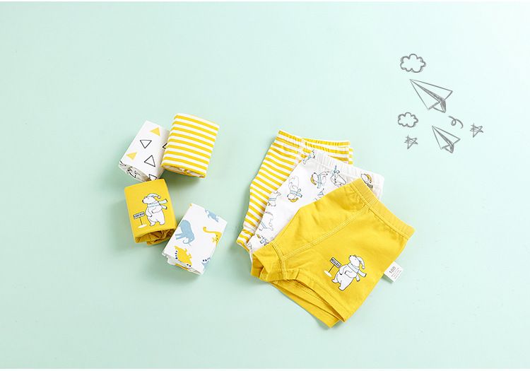 Mutande per bambini e ragazzi, boxer in lycra, boxer in cotone per bambini, pantaloncini elastici per bambini piccoli, cartoni animati, all'ingrosso_voghion.com