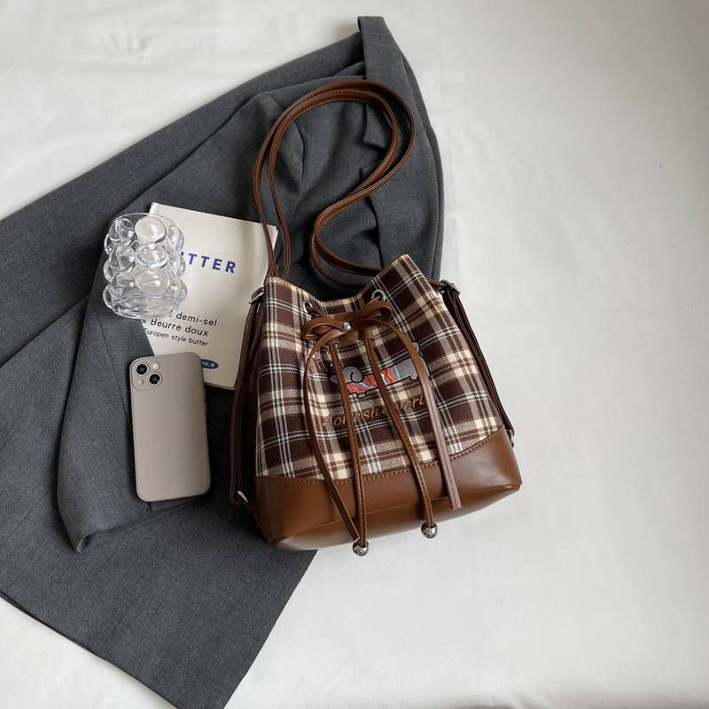 Rucsac dublu la modă pentru femei, cu imprimeu de cârnați Checkered Dog, 2024, stil universitar, pentru timpul liber, capacitate mare, single_voghion.com