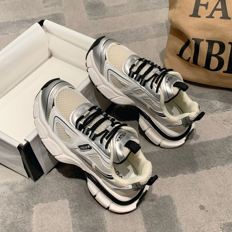 Europäische Waren Neue Sport Papa Schuhe Frauen S Herbst Neue Mesh Oberfläche Atmungsaktive Casual Weichen Boden Laufschuhe Frauen S schuhe_voghion.com