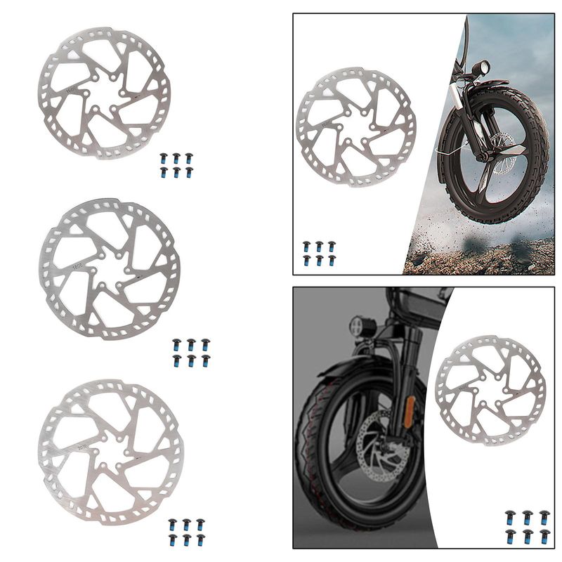 Sistema di frenatura a disco 6 fori 2,3 mm di spessore Accessori solidi Pastiglia del rotore del freno per ciclomotori domestici Manutenzione Jederlo_voghion.com