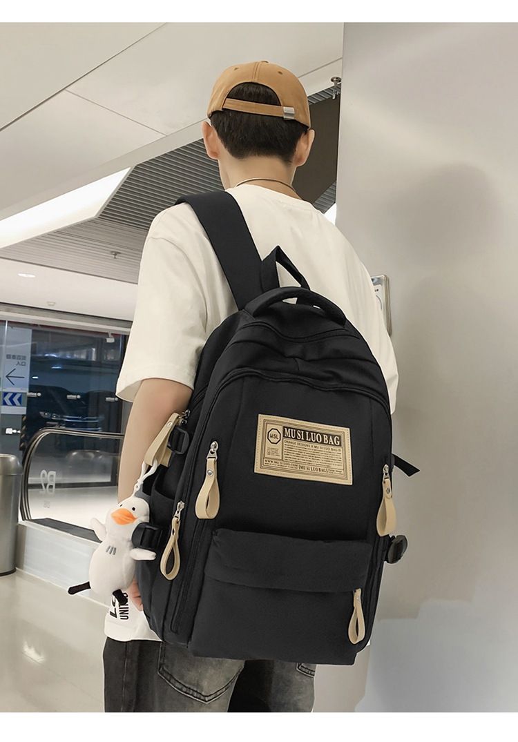 Zaino scolastico da uomo, grande capacità, per studenti, computer, zaino da scolaro, zaino per alleviare il peso delle ragazze_voghion.com