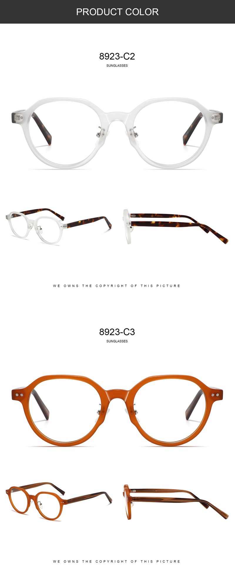 Custom Fashion Computer Glasses Optical Spectacle Eyeglasses Frames for Men Women_voghion.com