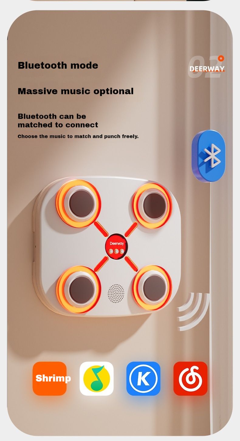New Intelligent Bluetooth Boxing Target, Bluetooth Music Boxing Target, Children's Exercise And Decompression Boxing Target_voghion.com