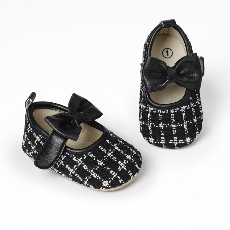 Frühling und Herbst Low Top dicke Sohlen Babyschuhe für Mädchen Babyschuhe weiße rutschfeste Prinzessin Wanderschuhe_voghion.com