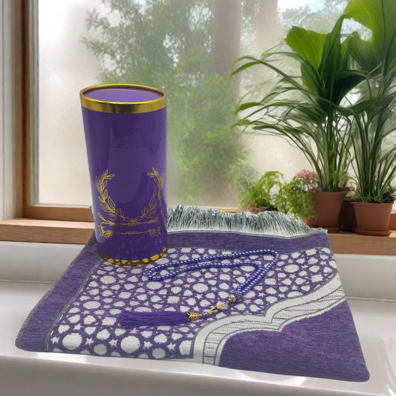 Hemtextil Bönefilt Rosenkranscylinder Presentask Presentset Resefilt Tasbi_voghion.com