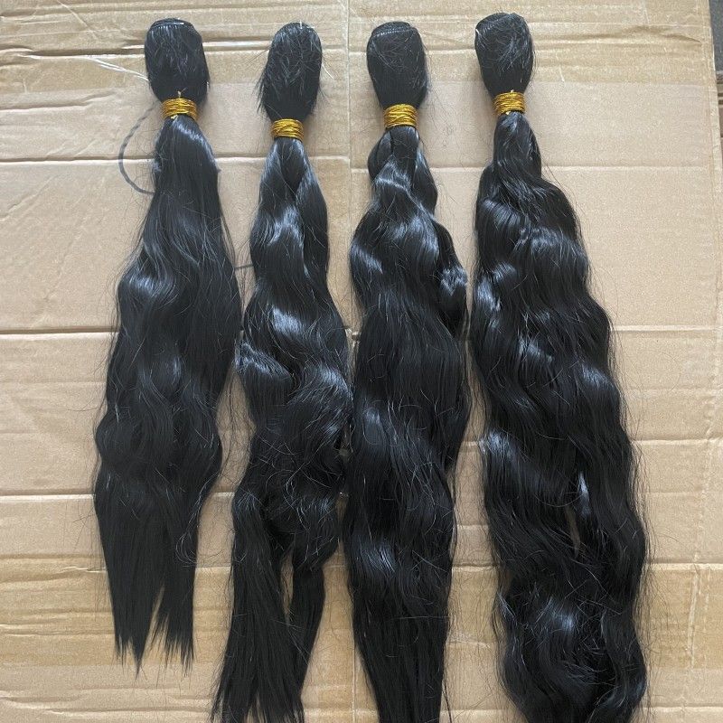 pruiken voor vrouwen natuurlijke krullende synthetische haarinslag Watergolf menselijk haarvlek_voghion.com