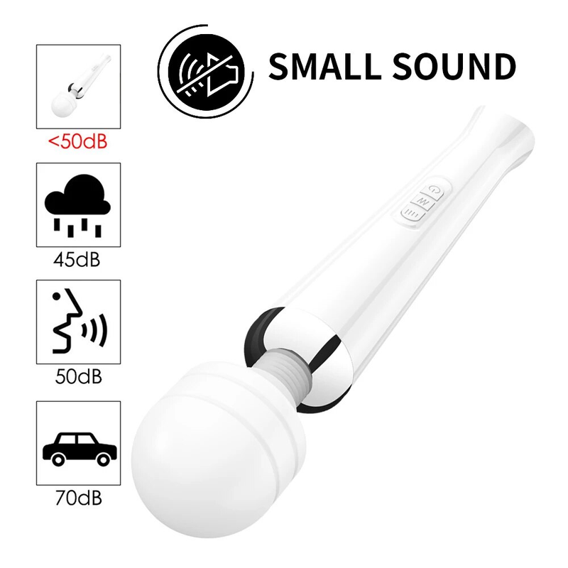 Puissant vibromasseur baguette magique pour femmes, masseur corporel AV de grande taille, stimulateur du point G et du clitoris, rechargeable par USB, jouet sexuel pour adultes._voghion.com