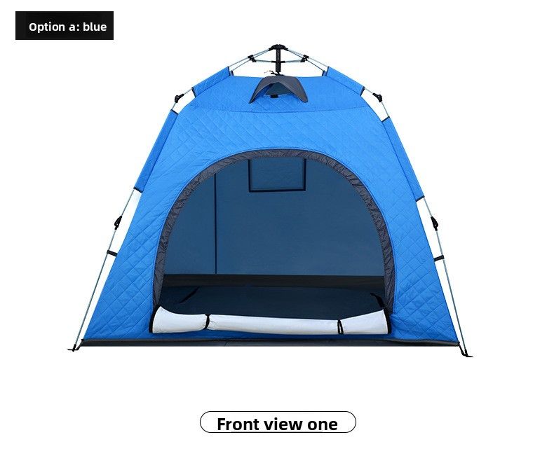 Tenda da pesca invernale antivento trapuntata, calda e ad apertura rapida, addensata nel ghiaccio, per esterni_voghion.com