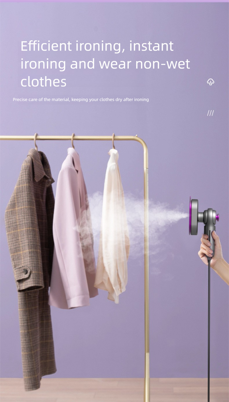 Mini Rotating Handheld Iron - Portable Electric Steam Iron For Travel Compact_voghion.com